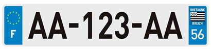 plaques immatriculations
